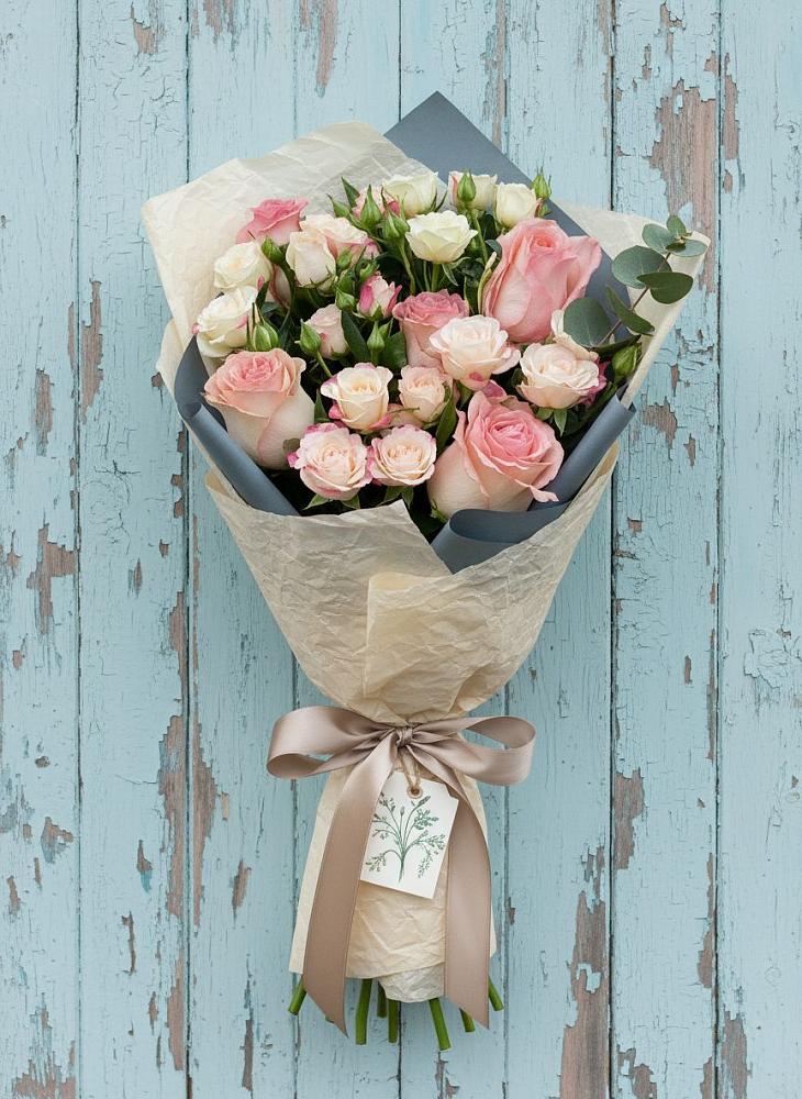 Букет цветов из: Розы в Шамхал-Термене